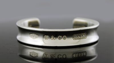 Vintage 1997 Tiffany & Co 1837 Sterling Silver Wide Cuff Vintage 1997 Tiffany & Co 1837 Sterling Silver Wide Cuff