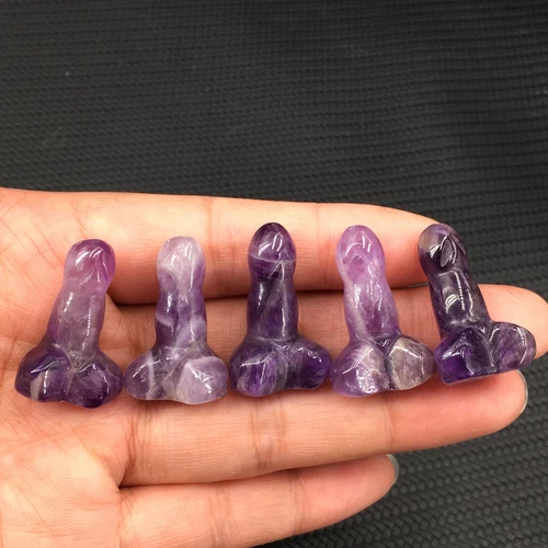 Wholesale Natural mix mini Penis Carved quartz Crystal Massager Wand Healing - Picture 196 of 296