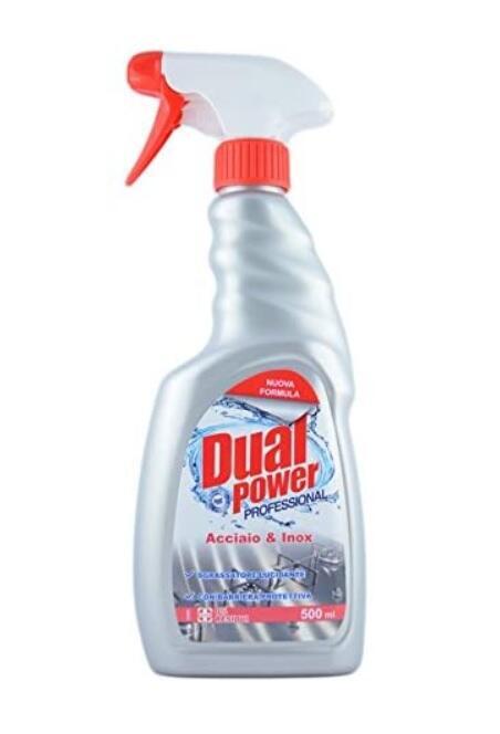 Dual Power Acciaio & Inox Spray 500ml