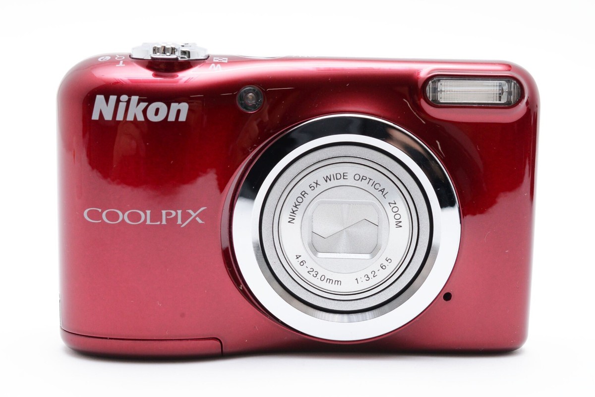 Nikon A10 レッド Nikon Coolpix A10 16.1MP Digital Camera Red w/Case From