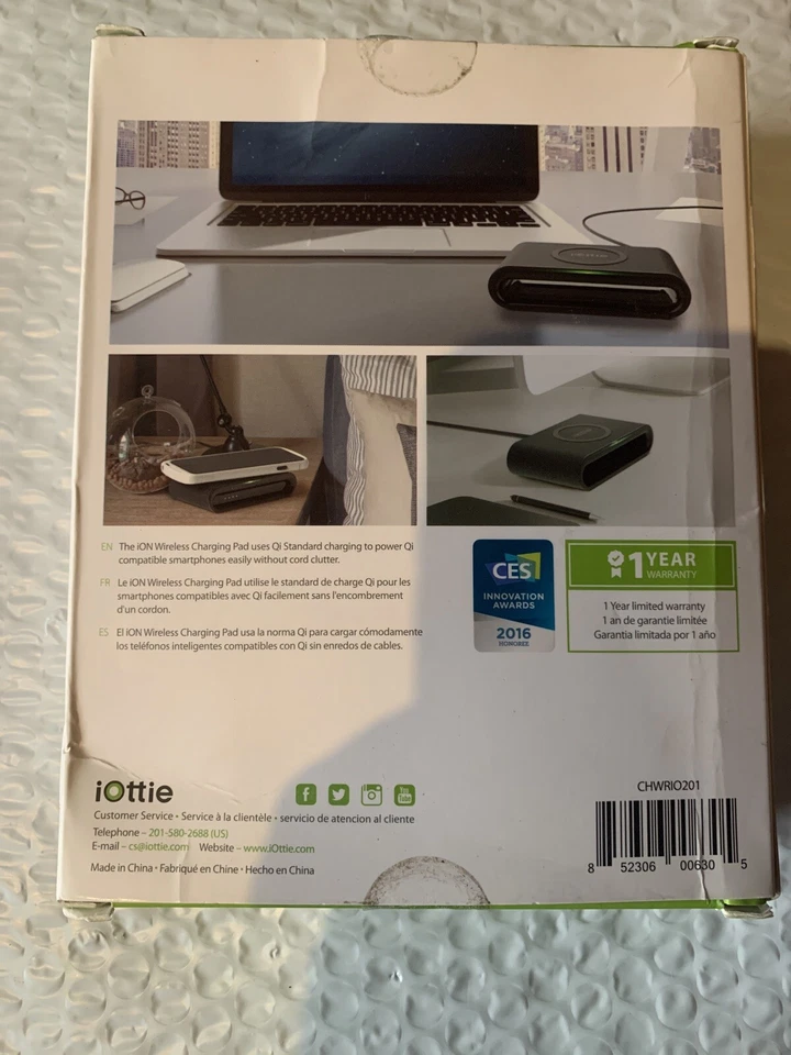 iOttie iON Wireless Qi Wireless Charging Pad for Qi Enabled Devices= - Image 2 of 3