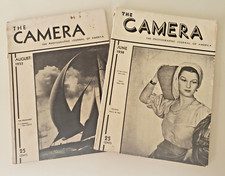 1933 The Camera Magazine Photography Journal of America Great early Advertising