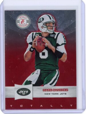 2011 TOTALLY CERTIFIED MARK SANCHEZ #7 JETS NM-MT TO MINT SET BREAK 