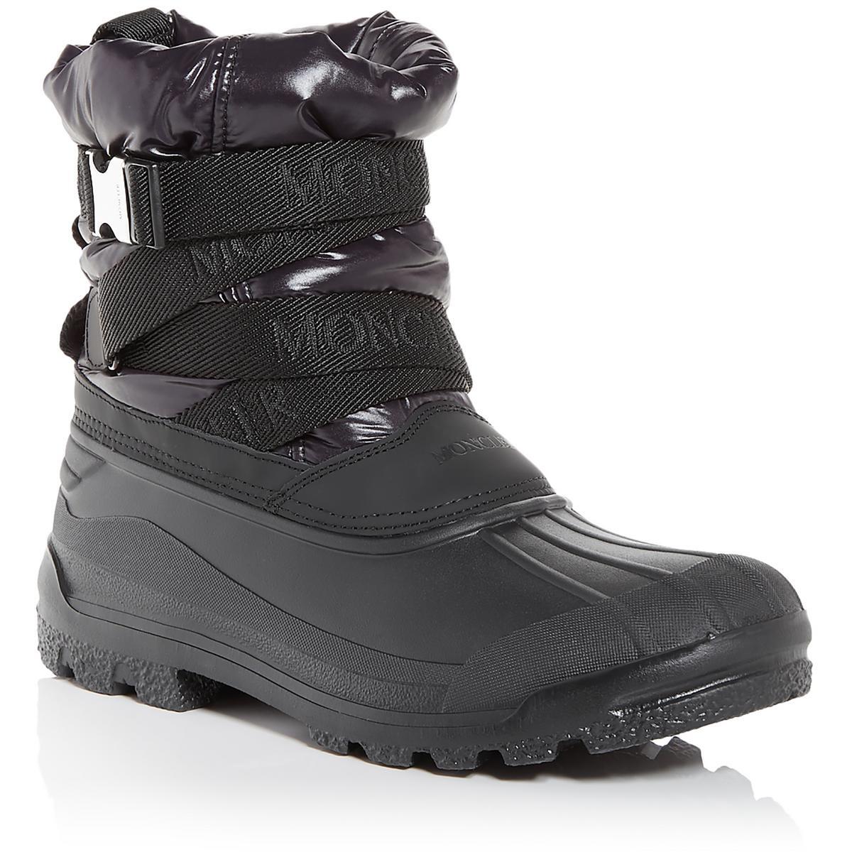 Мужские зимние ботинки Moncler с поясом Summus Belt черные размер 44 средний D BHFO 1667 87490₽