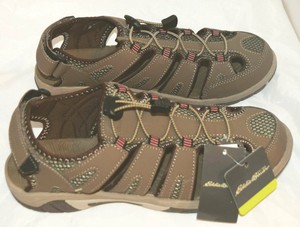 EDDIE BAUER BLAKELY SHITAKE BROWN LEATHER SANDAL CLOSED TOE SHOES SZ10 WOMEN NWT | eBay