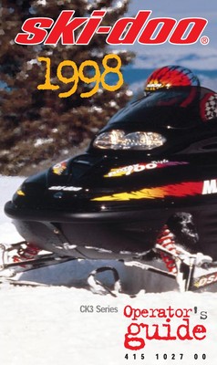 Ski-Doo 1998 Formula III 700 R Mach 1 R Z LT Snowmobile Paperback Owners Manual