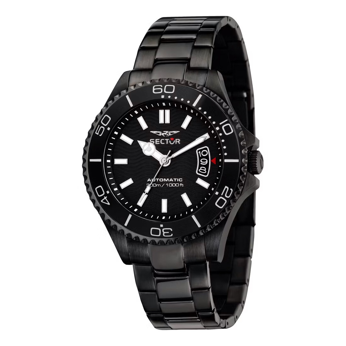 Orologio SECTOR uomo 230 Automatico day-date acciaio nero R3223161011