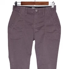 Knox Rose womens comfort elastic waist skinny pants size 2 stretch taupe brown