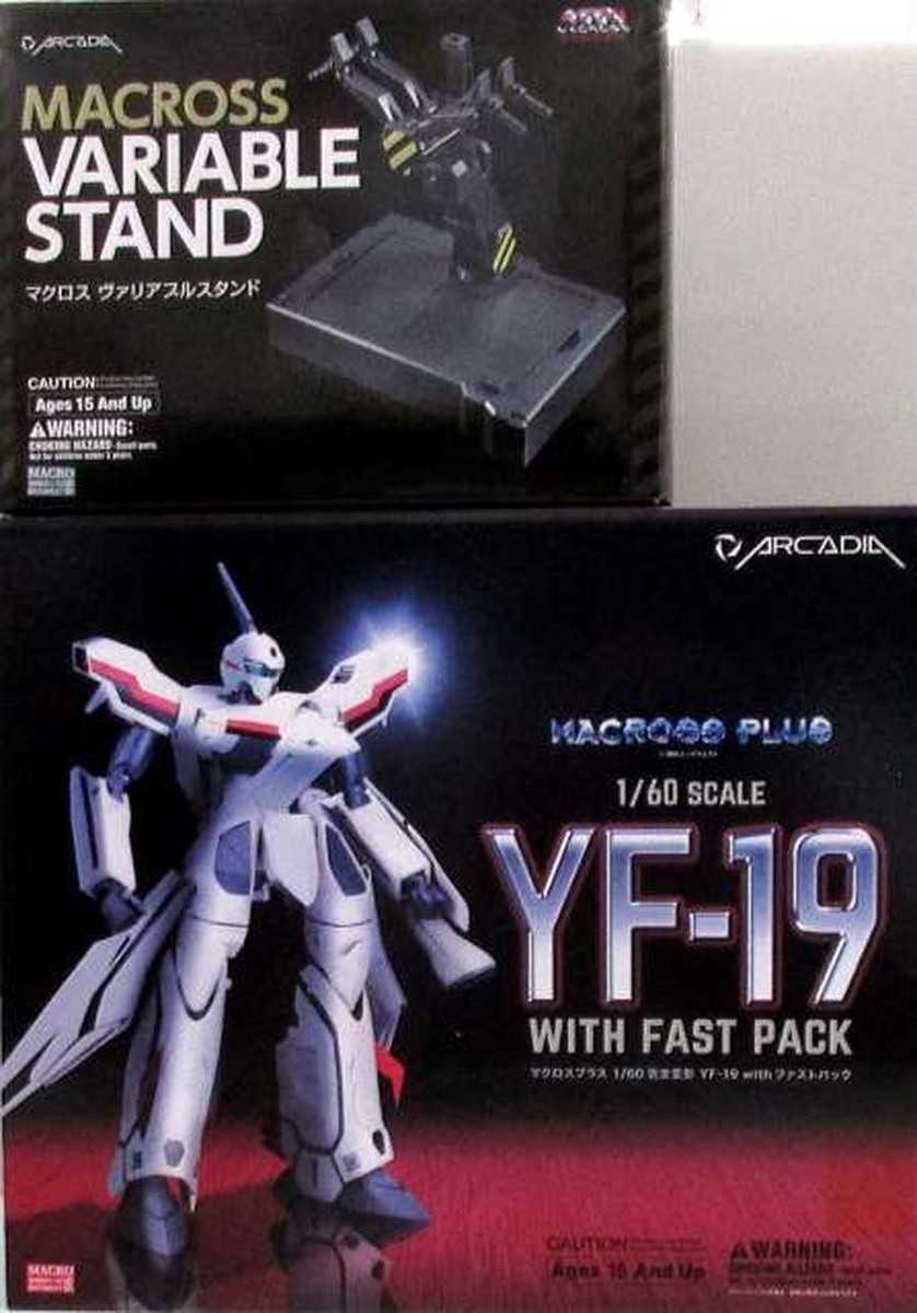 Arcadia Macross Plus 1/60 YF-19 with Fastpack Figure Premium