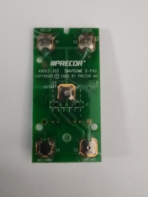 Precor Snap Dome D-pad circuit board new 49003403