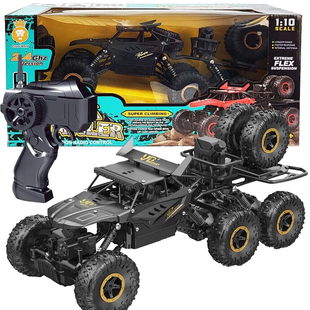 Off-road RC escala 1:10 Preto para carros/Caminhões/Motocicletas