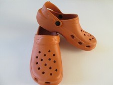 Casual Women's Slip On Garden Clogs Sandal Orange Color Variety Of Sizes New