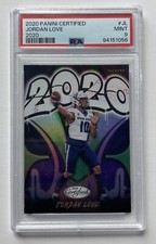 2020 Panini Certified JORDAN LOVE RC Graffiti Green Bay Packers PSA 9