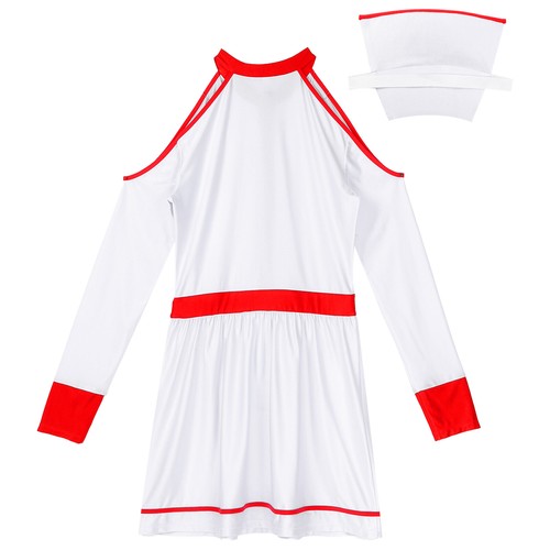Mujeres Travieso Enfermera Cosplay Conjunto Halloween Sexy Enfermera Uniforme Disfraz Conjunto - Imagen 77 de 79