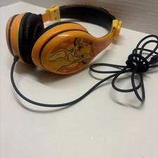 Disney The Lion King Simba On-Ear Headphones Parental Volume Limiter Brand New