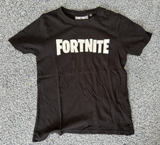 Fortnite Jungen T-Shirt schwarz Logo-Druck Ku...