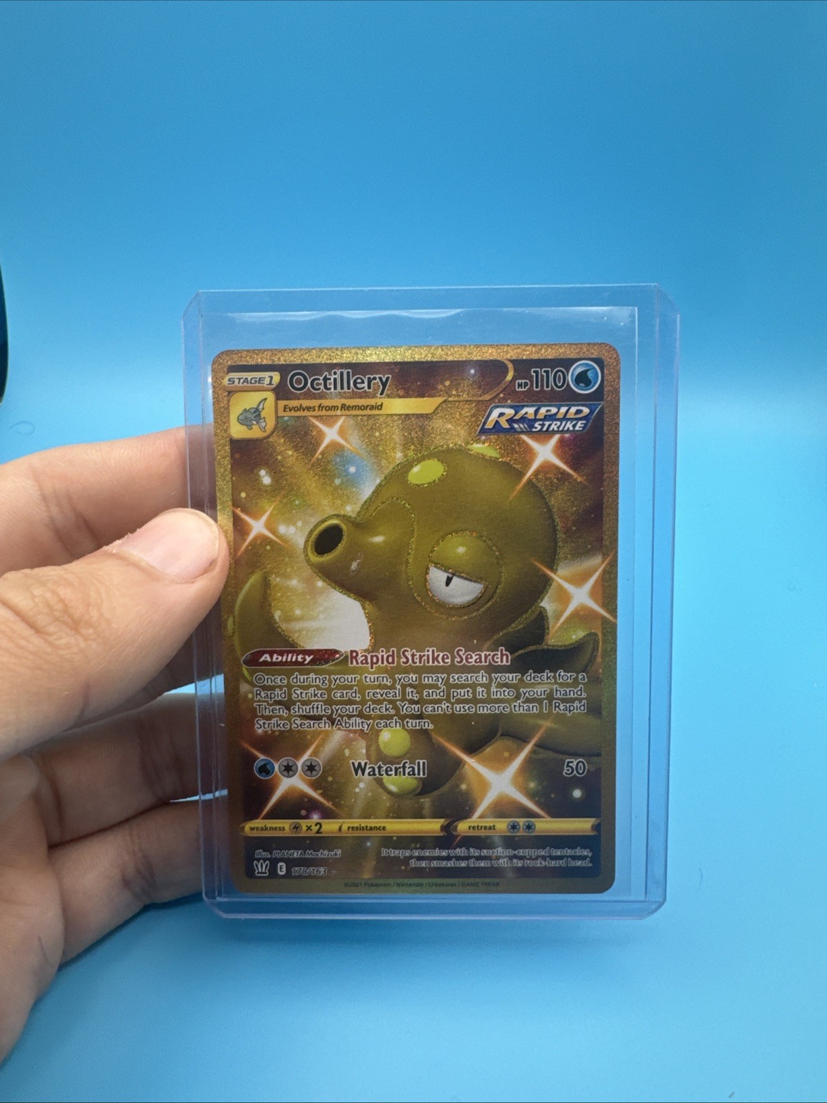 Octillery (Secret) 178/163 Swsh05: Battle Styles Holo Hyper Rare (HR): NM