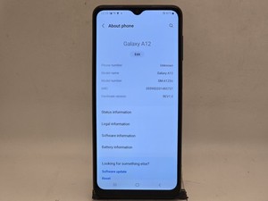 Samsung Galaxy A12 - SM-A125U - 32GB - Black - U.S. Cellular