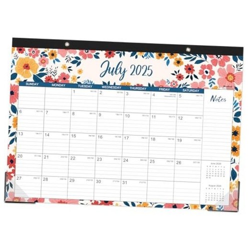 Desk Calendar 2025-2026 - Jul 2025 - Dec 2026, Large Monthly Desk Calendar 18