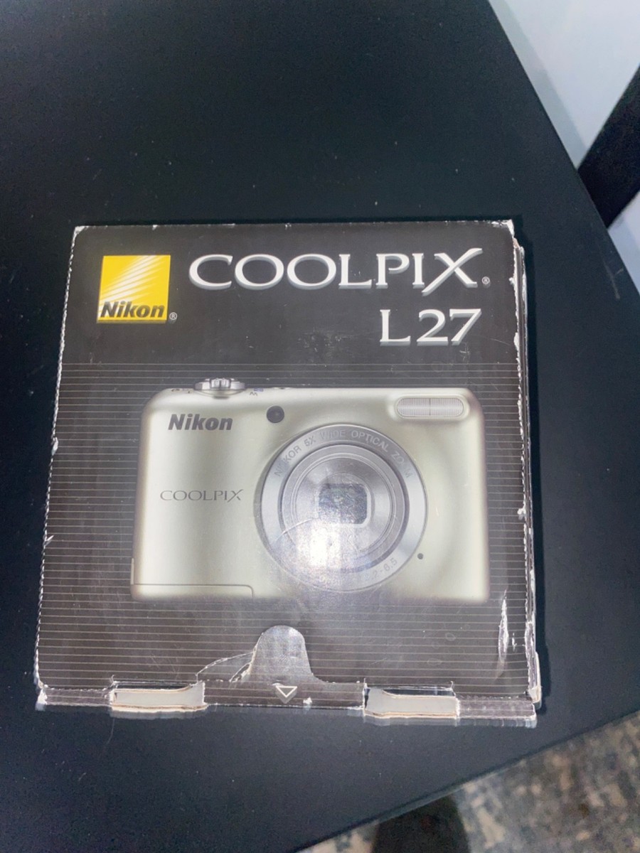 Nikon COOLPIX L27 16.1MP Digital Camera - Silver for sale online