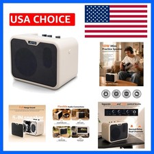 10W Mini Bass Amp Bass Guitar Practice Amp Combo Bass Amplifier Portable Smal...