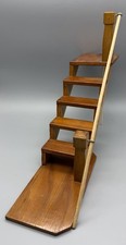 Wooden Steps Architectural 3D Wood Model Staircase Sculpture - Hand Built