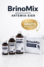 Brinomix 1000ml  hohe Schlupfrate dekapsulierte Artemia Eier entkapselte Artemia