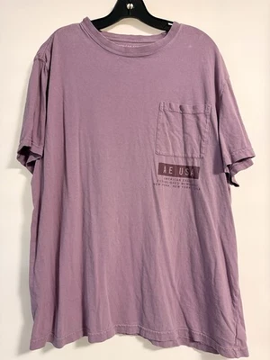 Men’s XXL AE Graphic T Shirt Purple - Image 1 of 4