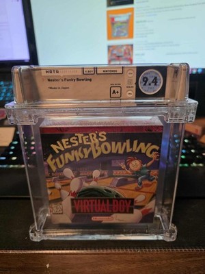9.4 A+ Nester's Funky Bowling Nintendo Virtual Boy New Sealed PSA WATA CGC VGA