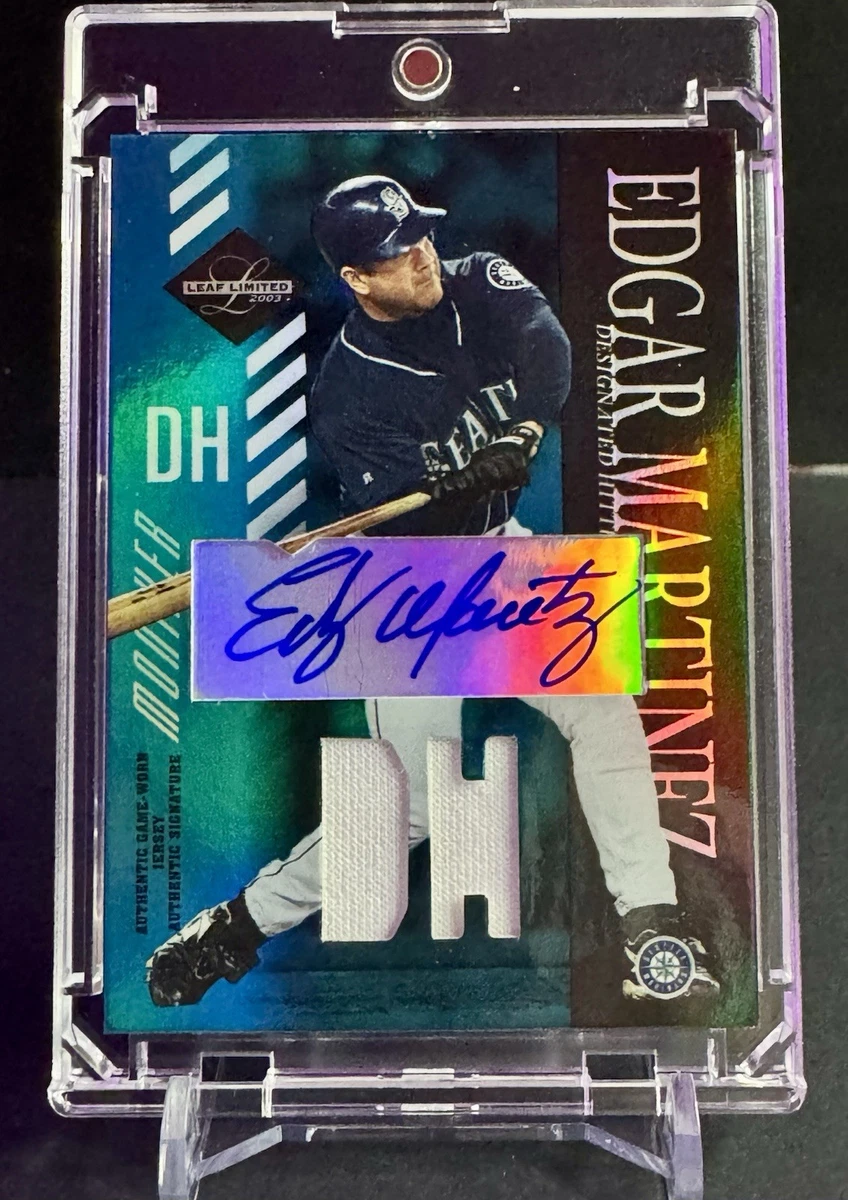 Edgar Martinez Baseball Serial Numbered Sports Trading Cards