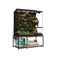 4x2x2 Reptile Enclosure Stand   48"x24" Tall Reptile Tank Stand for 120 Ga