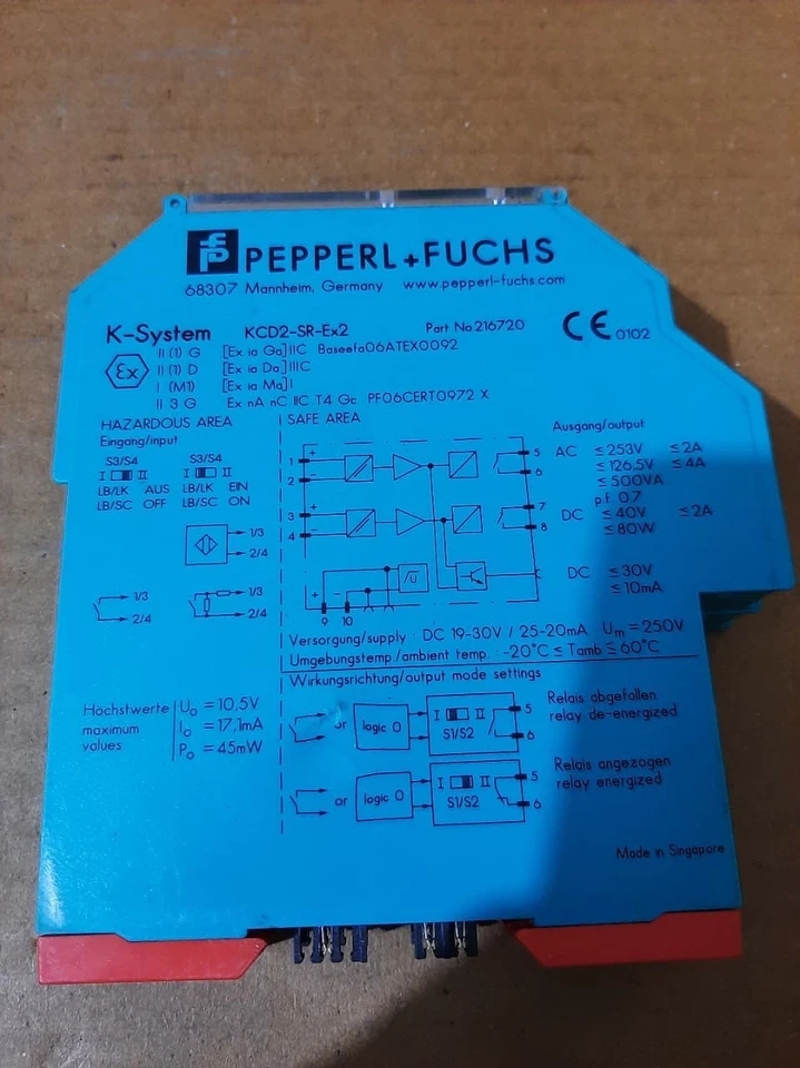 LOT OF 2PCS Pepperl+Fuchs KCD2-SR-Ex2 Safety Barrier KCD2SREx2 US Shipping - Image 3 of 4