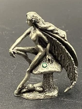 Hudson Fairy Fine Pewter Fantasy Figurine Miniature Collectibles