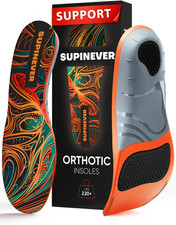 220 Lbs Plantar Fasciitis Insoles - High Arch Support - Pain Relief - Comfort a