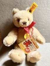1986 Steiff Teddy Bear Blonde Mohair 0201/18 18cm Germany