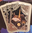 5 Gram .999 Silver Las Vegas Ace of Spades Card Bar Casino Roulette