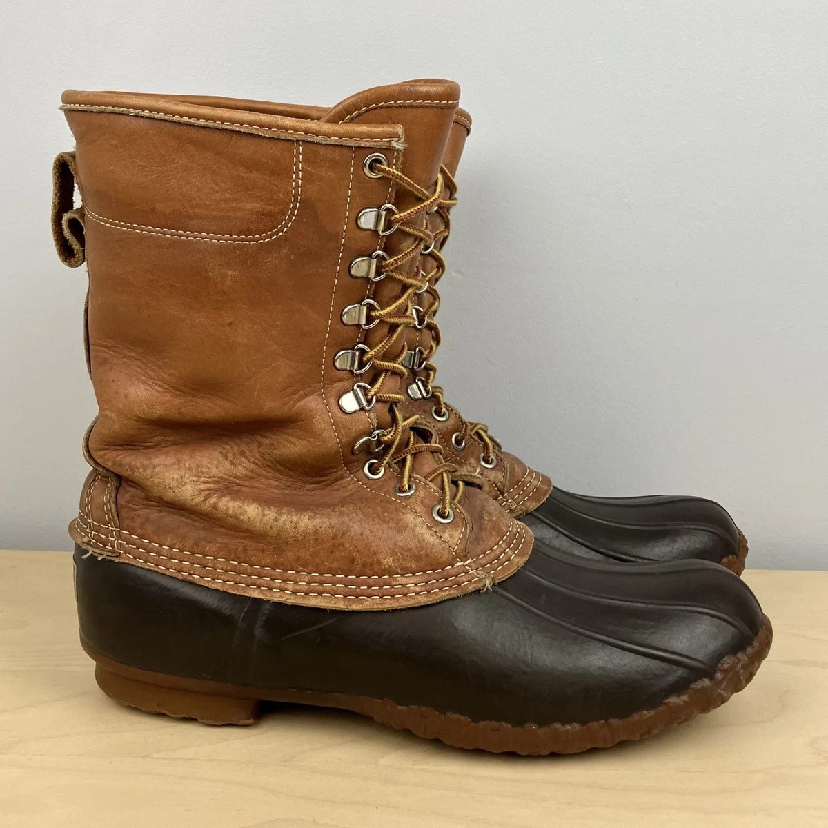 L.L. Bean Solid Leather Upper Boots for Men for Sale | Shop  display picture 1