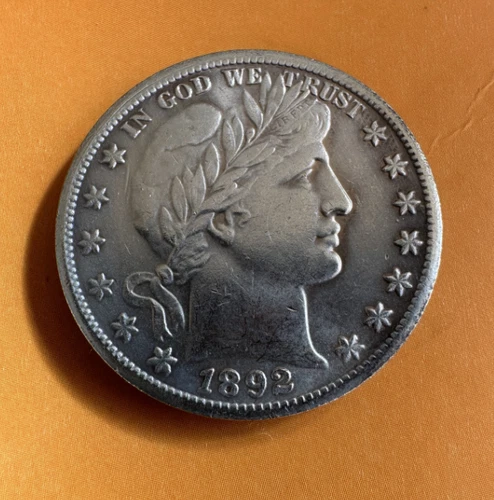 1892-O 50C Barber Silver Half Dollar