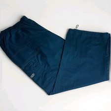 Cherokee Workwear Mid Rise Pull On Cargo Scrub Pants 4005 Caribbean Blue 2XL XXL