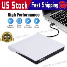 Slim External CD DVD Drive USB 3.0 Disc Player Burner Writer For Laptop PC Mac