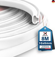 8M TüRdichtung Dichtungsband Selbstklebend, 10Mm(B) X 6Mm(D) HaustüR TüR Dichtun