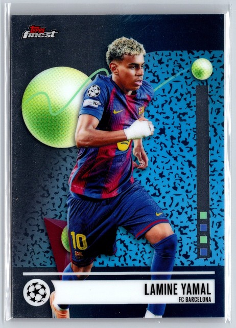 2025 Topps Finest UEFA Club Competitions Lamine Yamal #1 NM