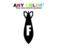 F Bomb Vinyl Decal   Humorous Sticker for Car, Laptop, Water Bottle, Toolbox