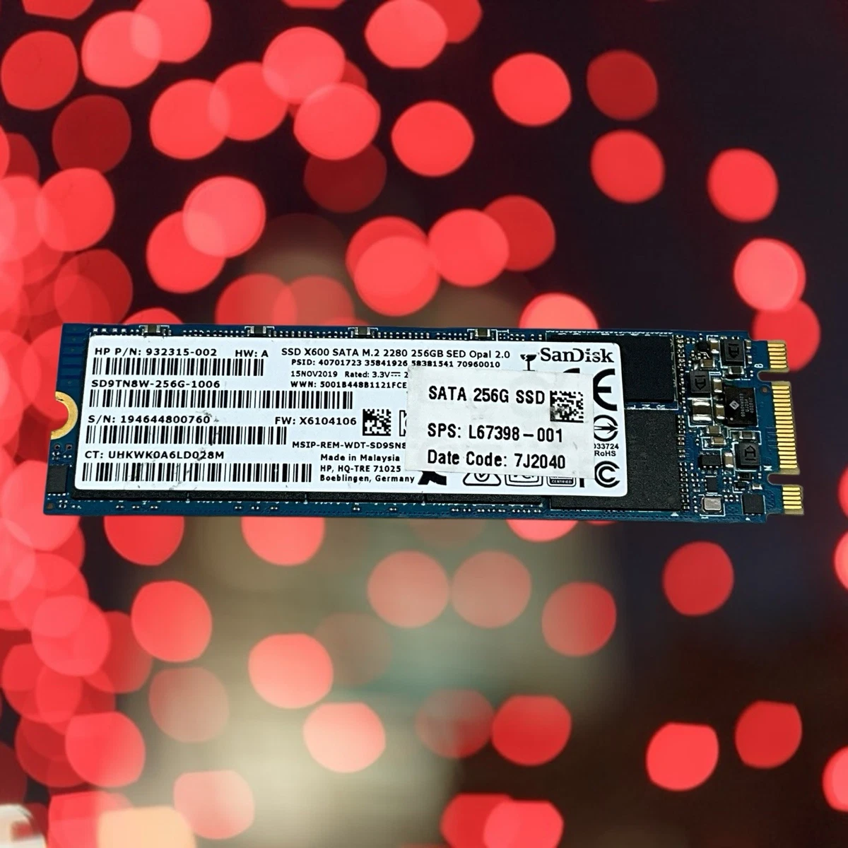 SanDisk M.2 Interface 256 GB Solid State Drives for sale | eBay