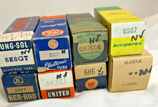 Vacuum Tube Lot Of 8 Radio Tv Tested