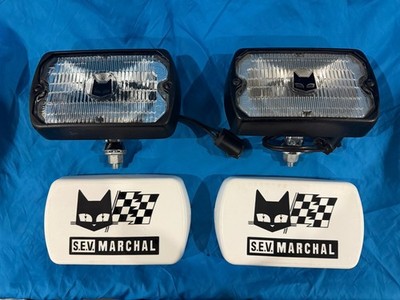 S.E.V MARCHAL ライト 2個セット 24V H3 S.E.V. Marchal 750 Fog Lamp Light Assembly- Old Stock (NOS), w