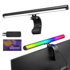 Monitor Light Bar with RGB Backlight, Software-Controlled Screen Music Sync...