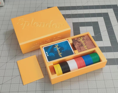 Splendor Game Organizer & Travel Box - Eco Friendly 3D Printing, Profits Donated