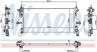 Nissens KüHler WasserküHler FüR Fiat Ducato Kasten 140 Multijet 22 D 160