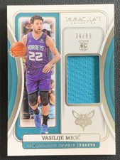 Vasilije Micic 2023-24 Immaculate Remarkable Rookie Jerseys RC /99 #RRJ-VAS